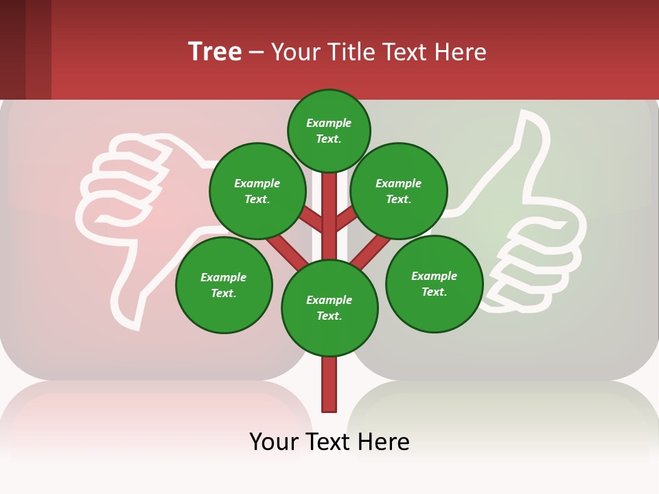 Evaluation Bad Thumb PowerPoint Template