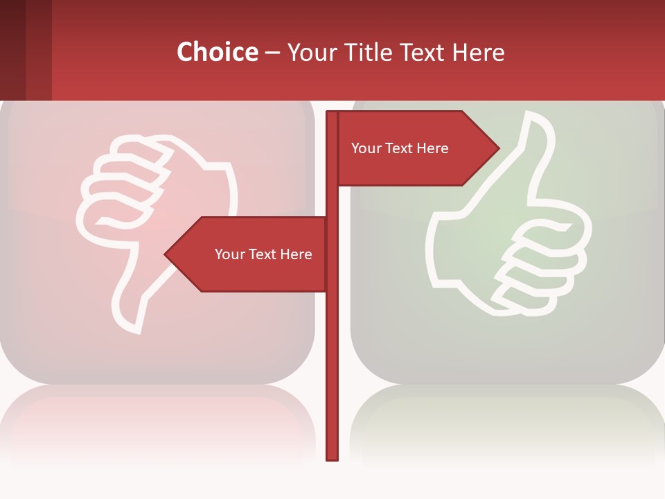 Evaluation Bad Thumb PowerPoint Template