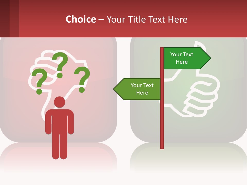 Evaluation Bad Thumb PowerPoint Template