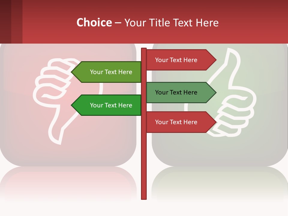 Evaluation Bad Thumb PowerPoint Template