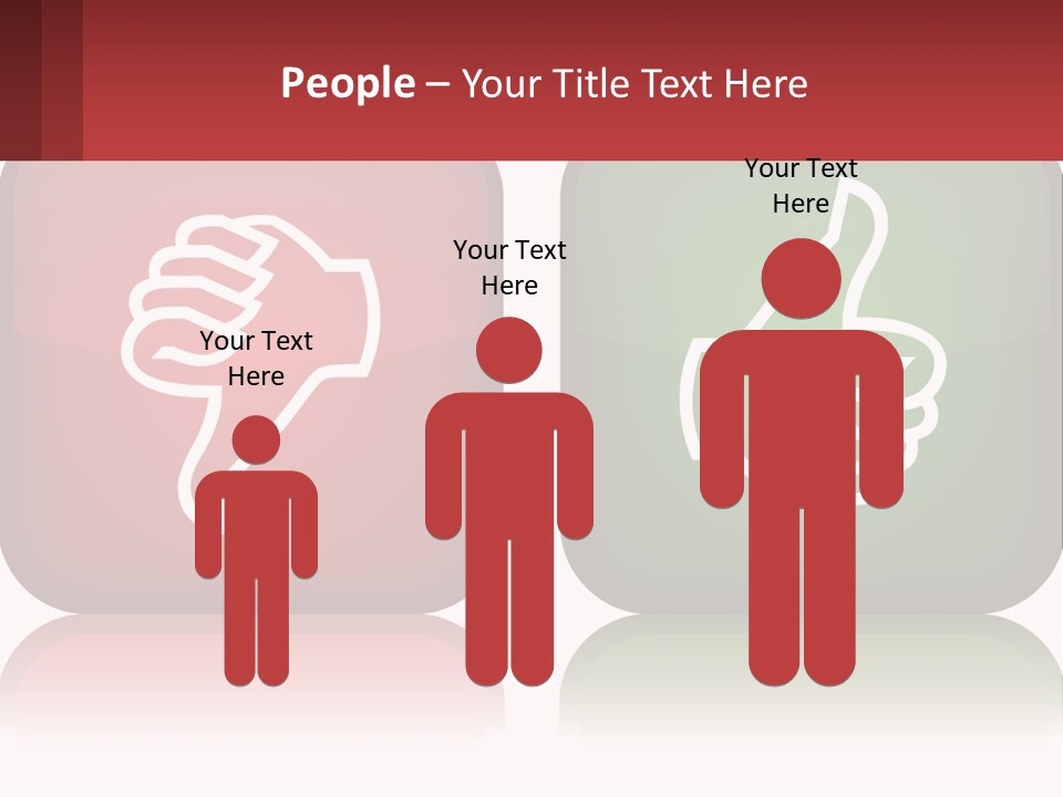 Evaluation Bad Thumb PowerPoint Template