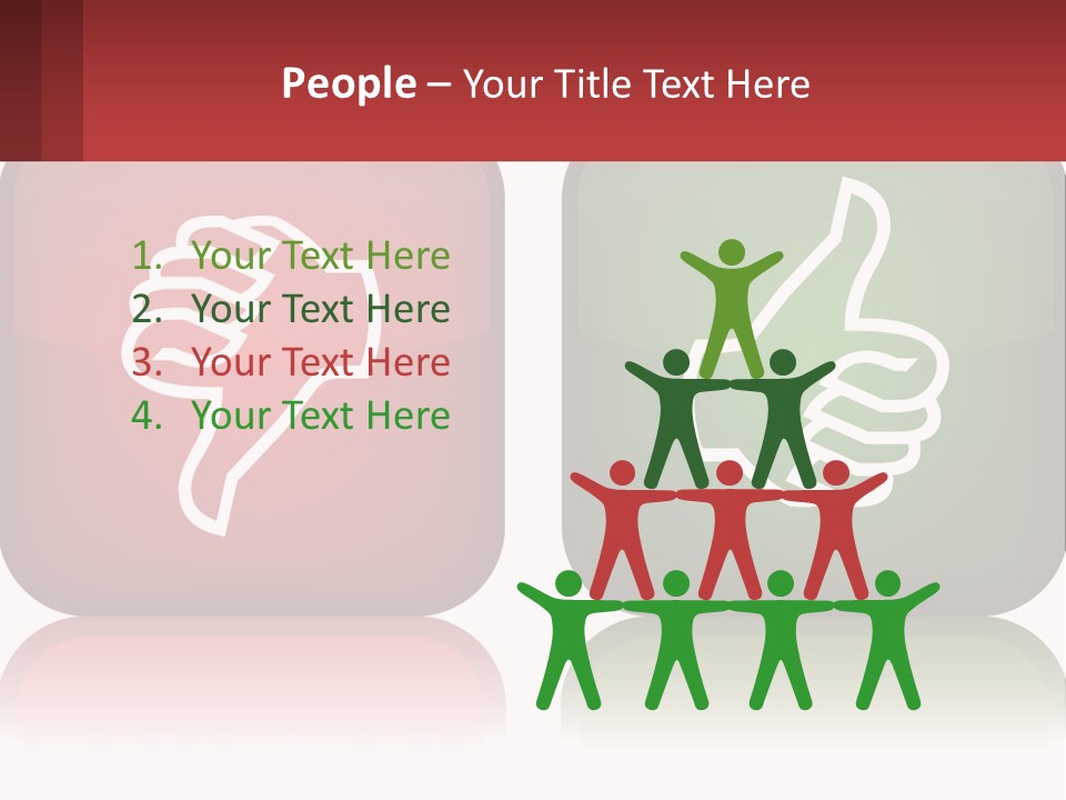 Evaluation Bad Thumb PowerPoint Template