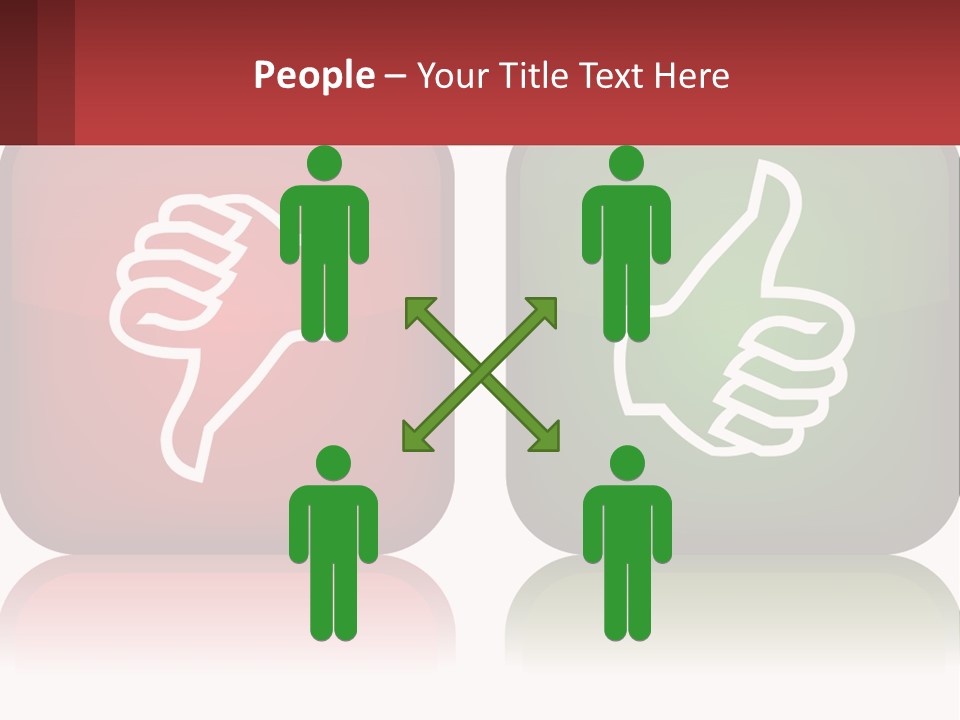 Evaluation Bad Thumb PowerPoint Template