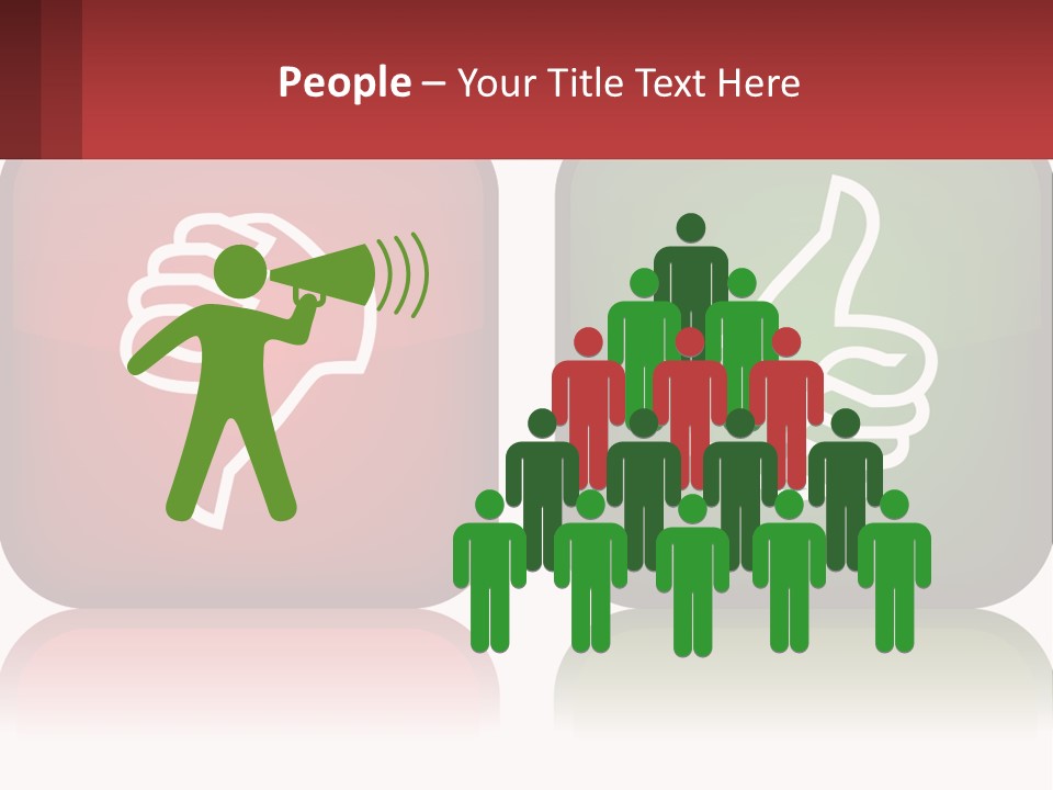 Evaluation Bad Thumb PowerPoint Template