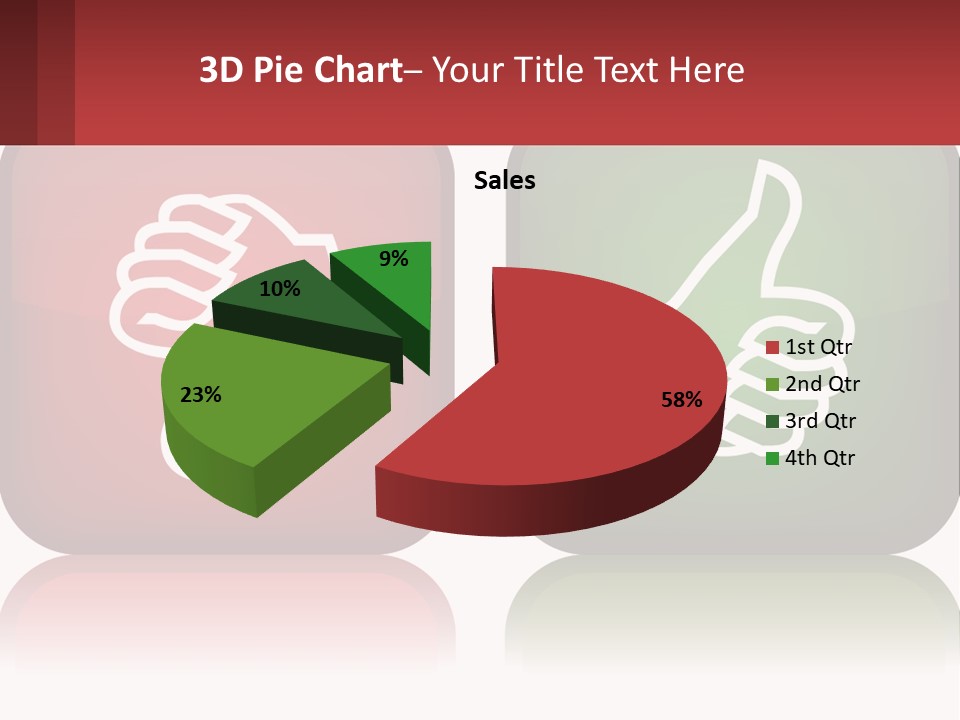 Evaluation Bad Thumb PowerPoint Template