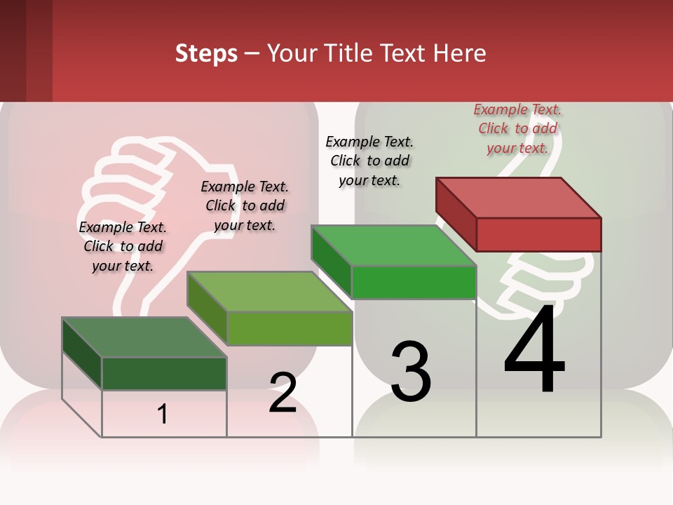 Evaluation Bad Thumb PowerPoint Template