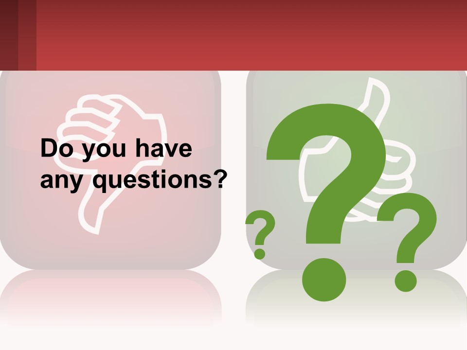 Evaluation Bad Thumb PowerPoint Template