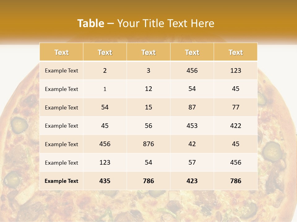 Cooked Spice Pickles PowerPoint Template