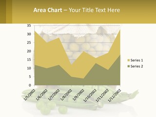 Pea Vegetables Glass PowerPoint Template
