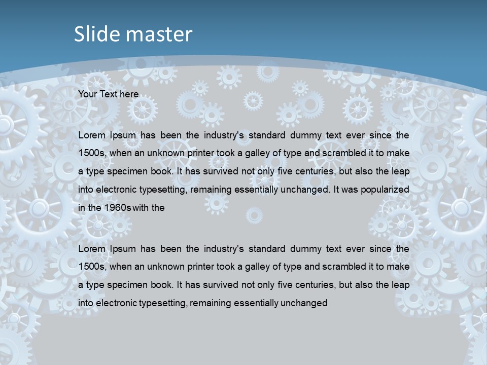 Leader Human Planning PowerPoint Template