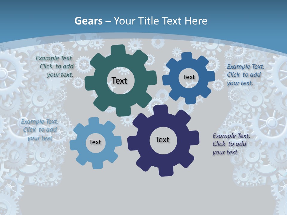 Leader Human Planning PowerPoint Template
