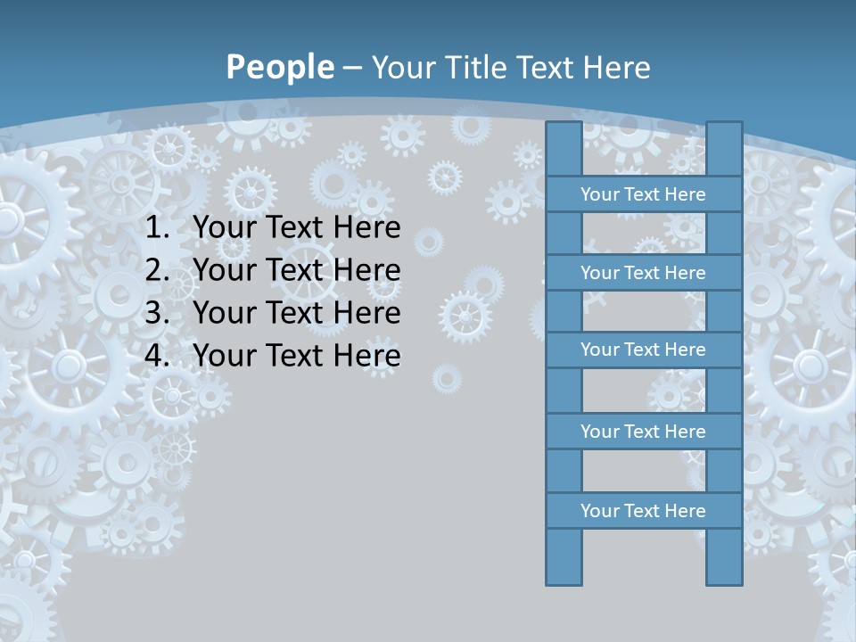 Leader Human Planning PowerPoint Template