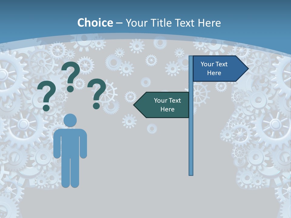 Leader Human Planning PowerPoint Template