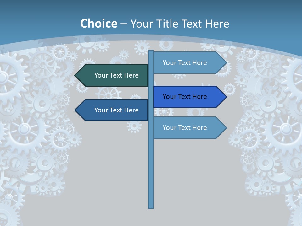Leader Human Planning PowerPoint Template