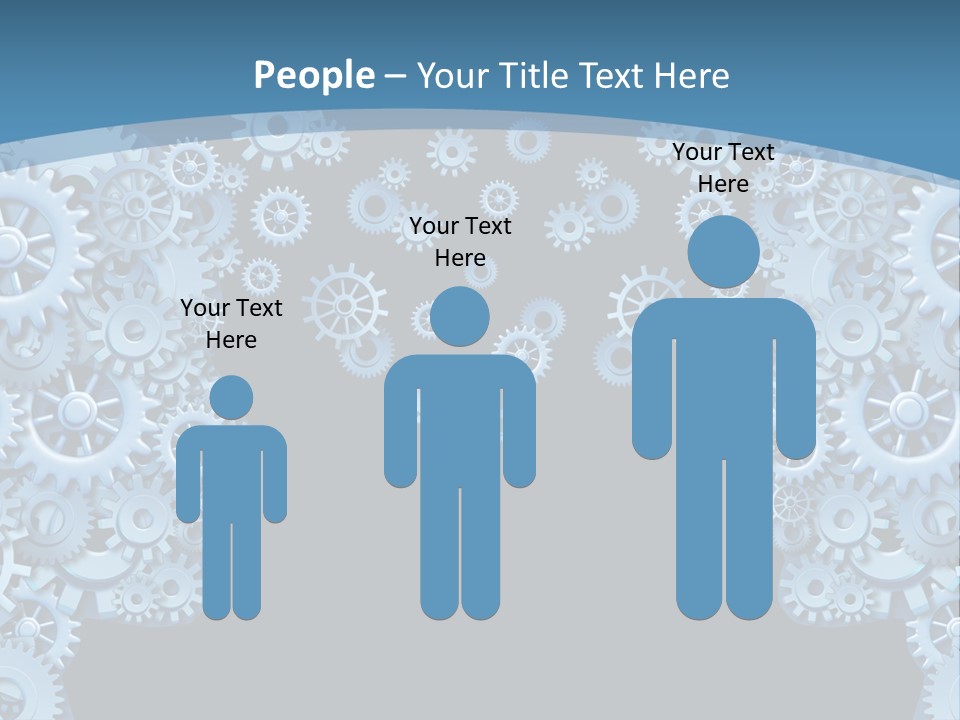 Leader Human Planning PowerPoint Template