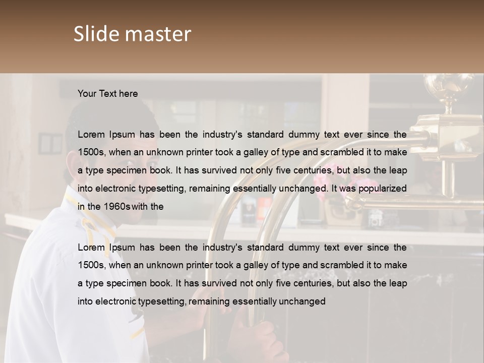 Entrance Modern Lobby PowerPoint Template