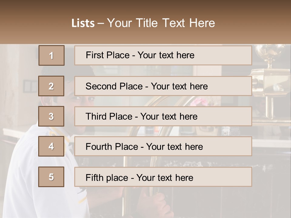 Entrance Modern Lobby PowerPoint Template