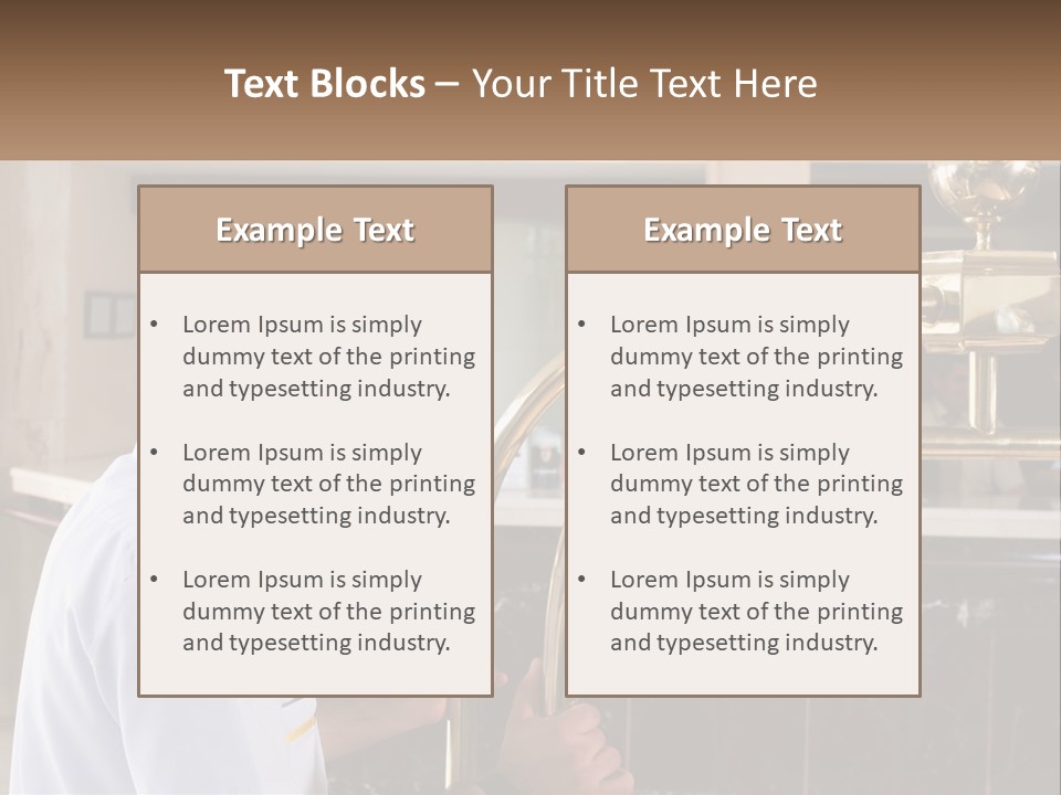 Entrance Modern Lobby PowerPoint Template