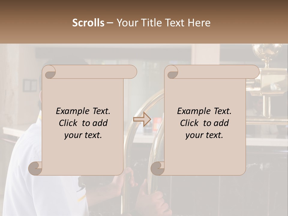 Entrance Modern Lobby PowerPoint Template