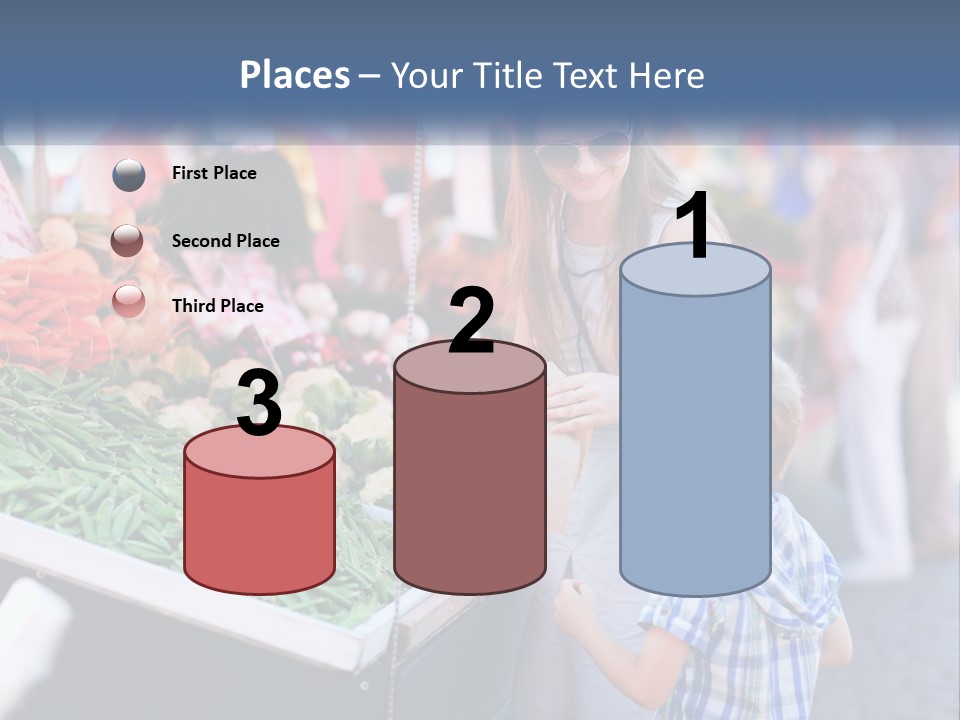 Female Food Young PowerPoint Template