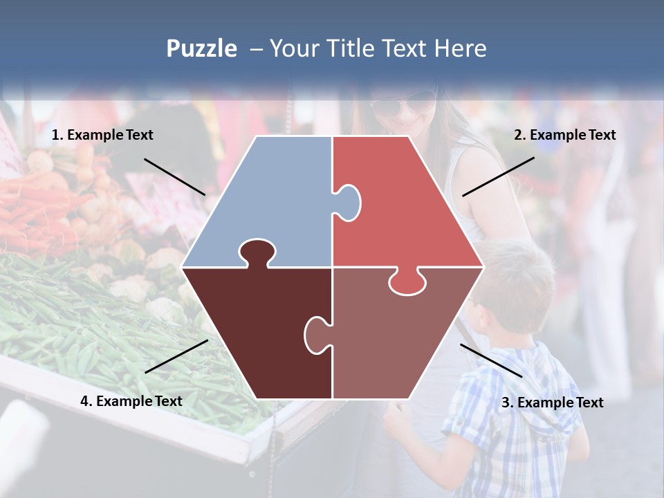 Female Food Young PowerPoint Template