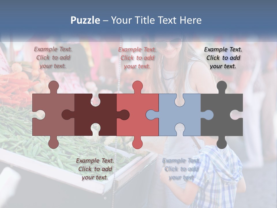 Female Food Young PowerPoint Template