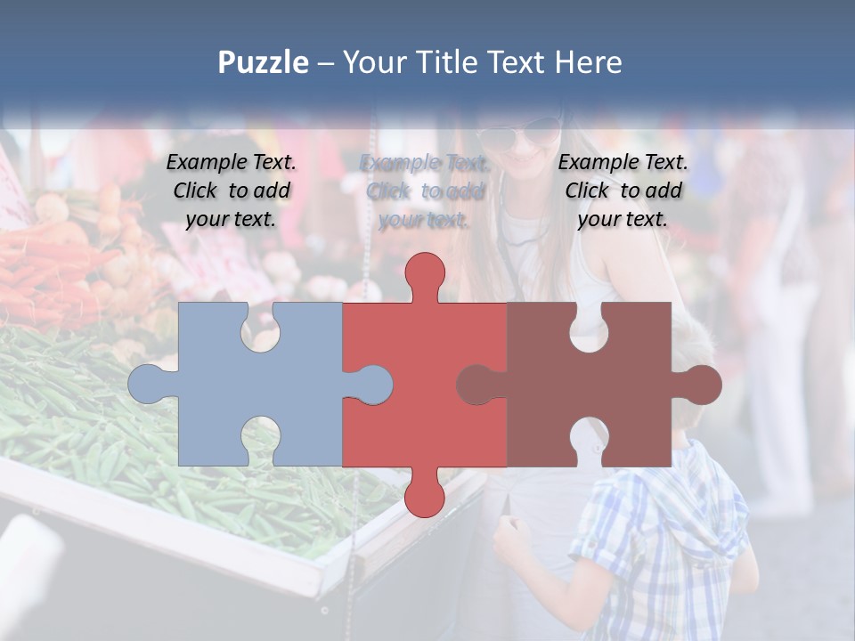 Female Food Young PowerPoint Template