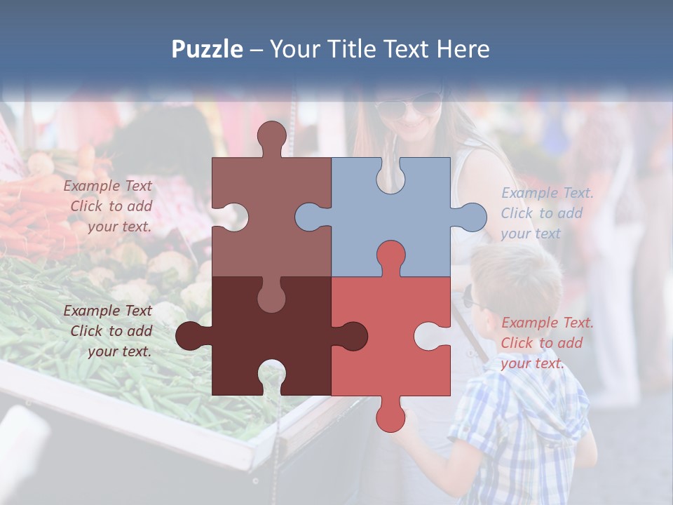 Female Food Young PowerPoint Template