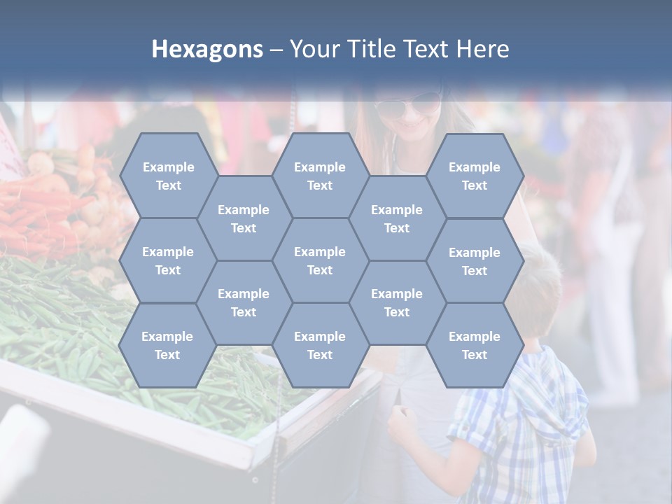 Female Food Young PowerPoint Template