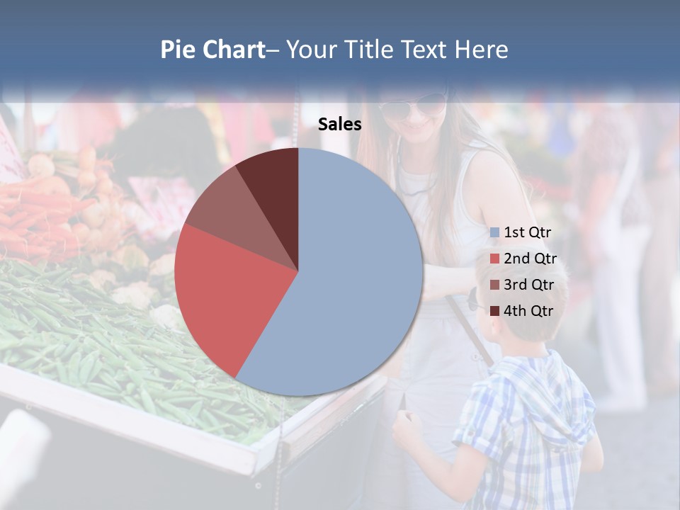 Female Food Young PowerPoint Template