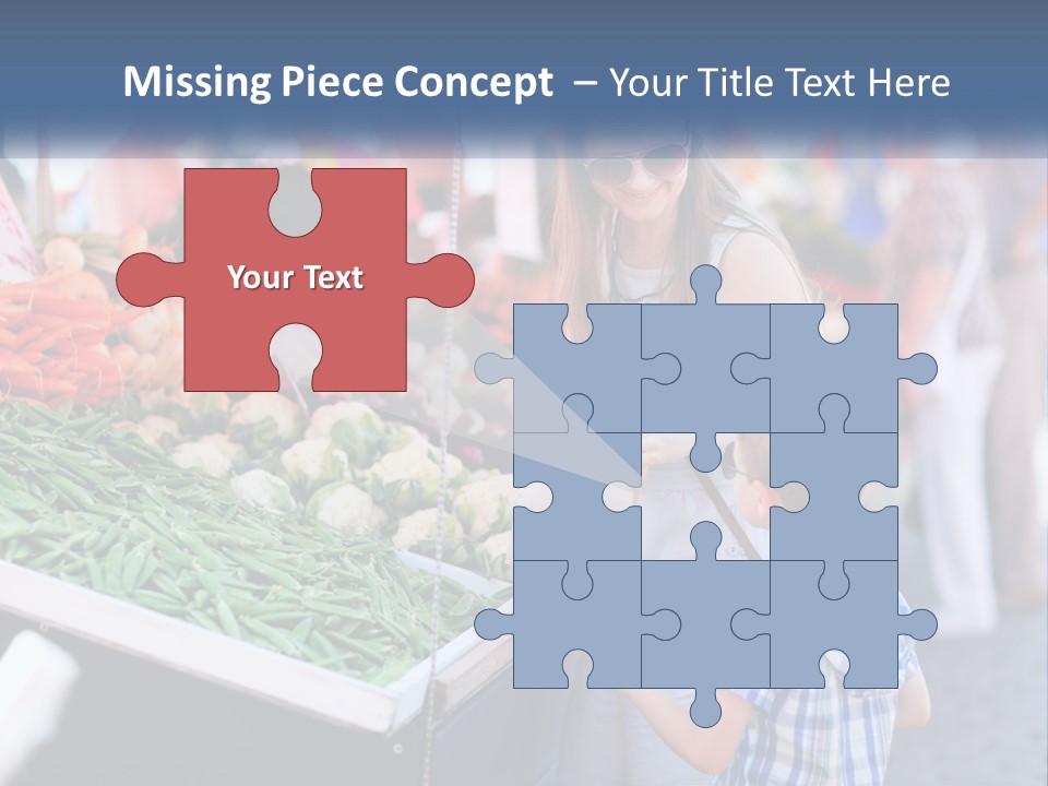 Female Food Young PowerPoint Template