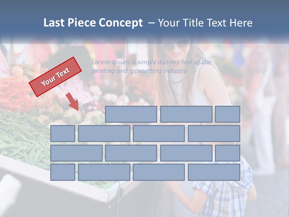 Female Food Young PowerPoint Template