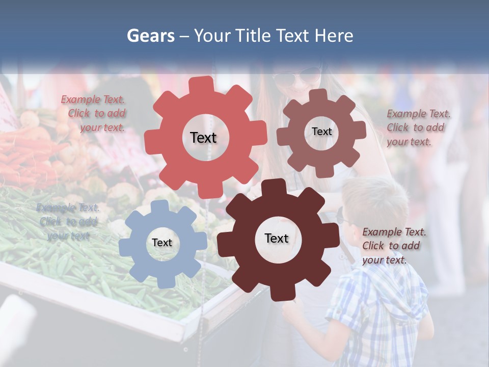 Female Food Young PowerPoint Template