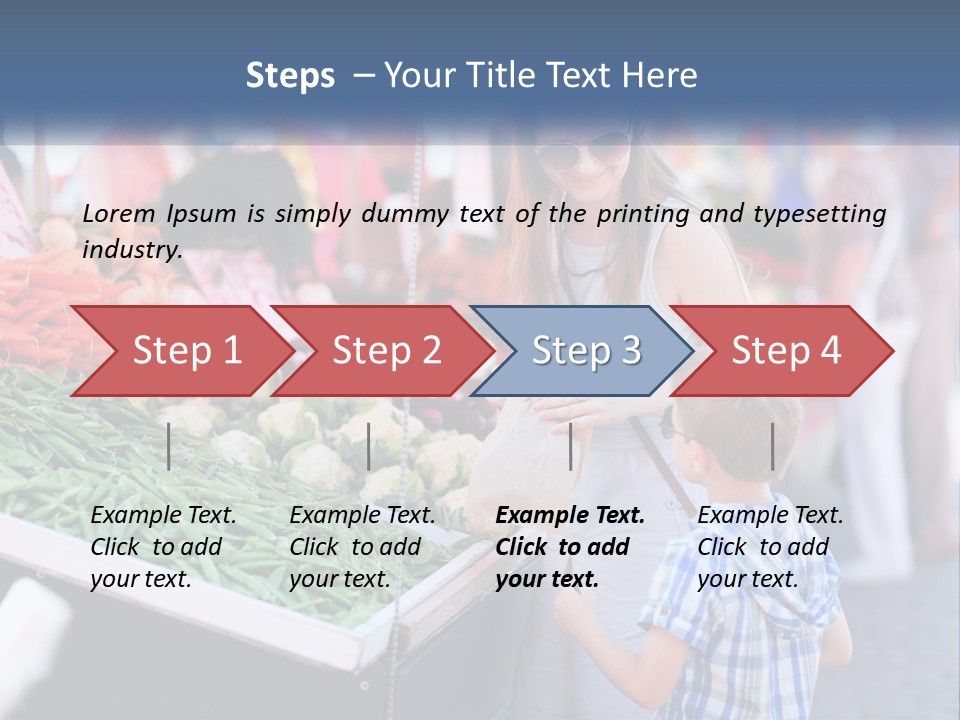 Female Food Young PowerPoint Template
