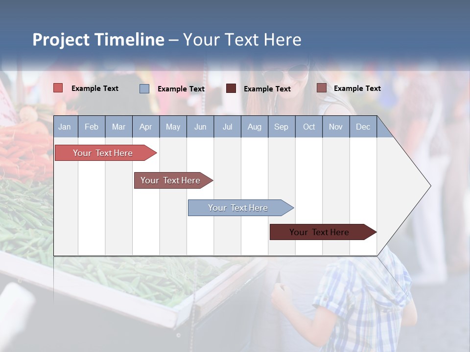 Female Food Young PowerPoint Template