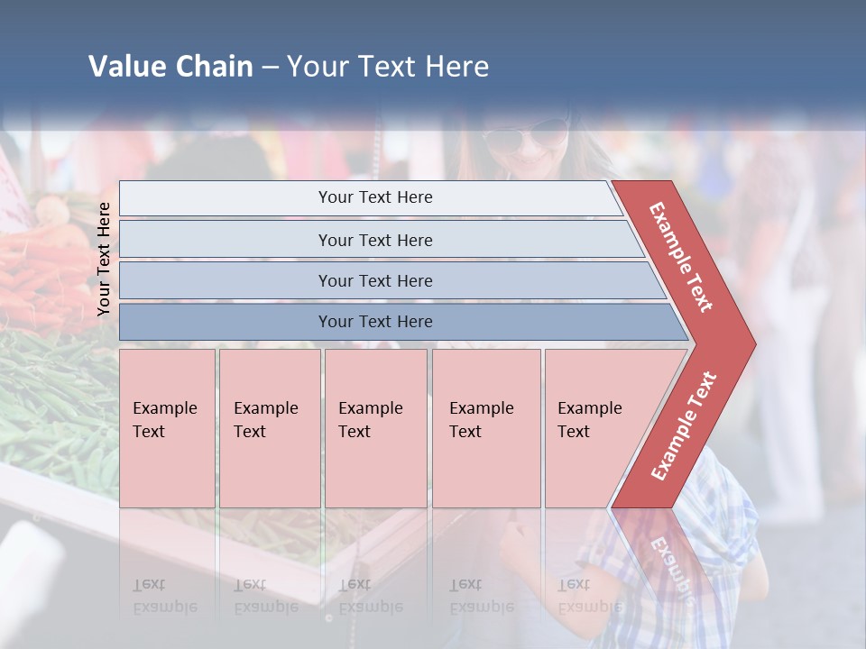 Female Food Young PowerPoint Template