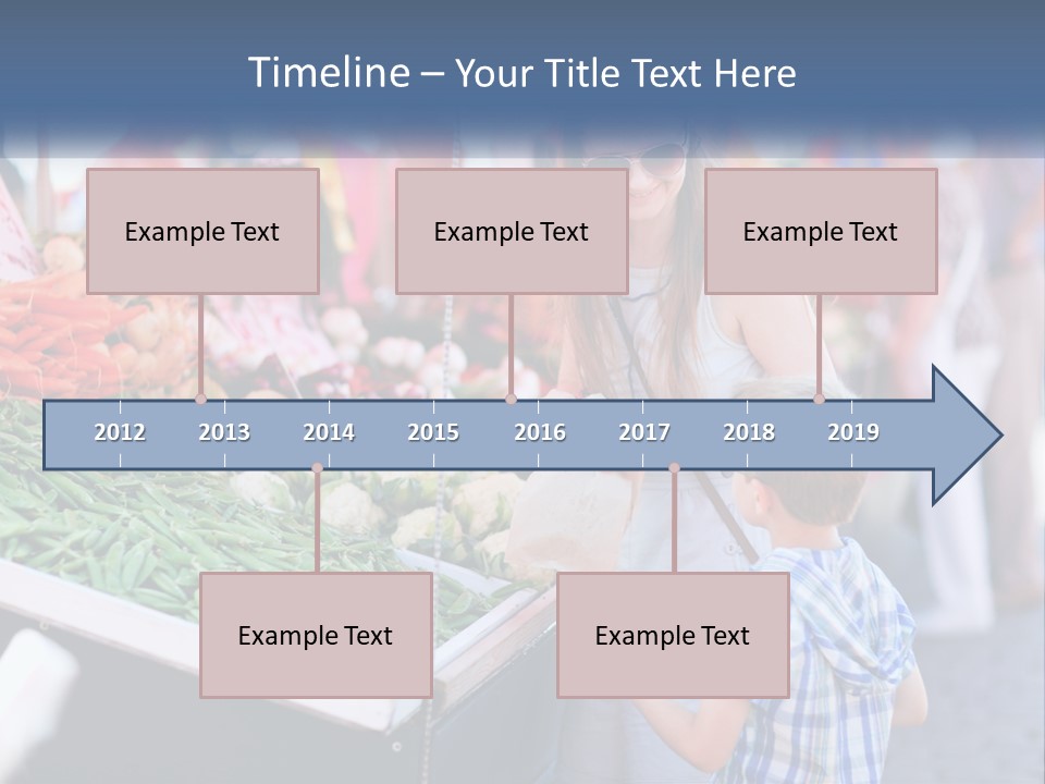 Female Food Young PowerPoint Template
