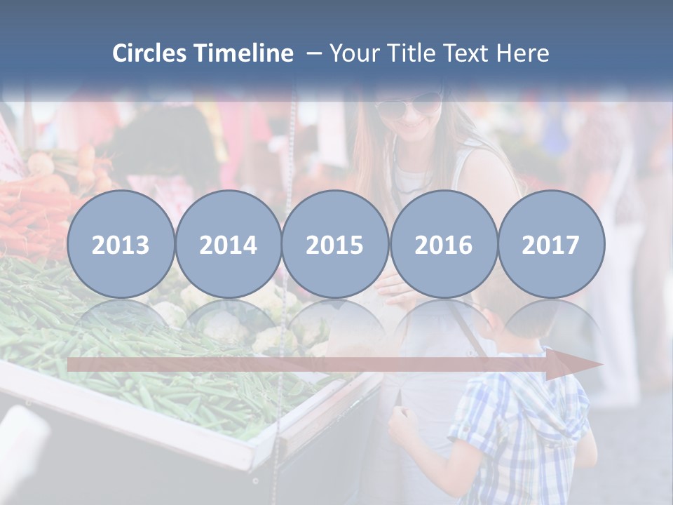 Female Food Young PowerPoint Template