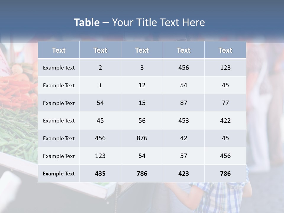 Female Food Young PowerPoint Template