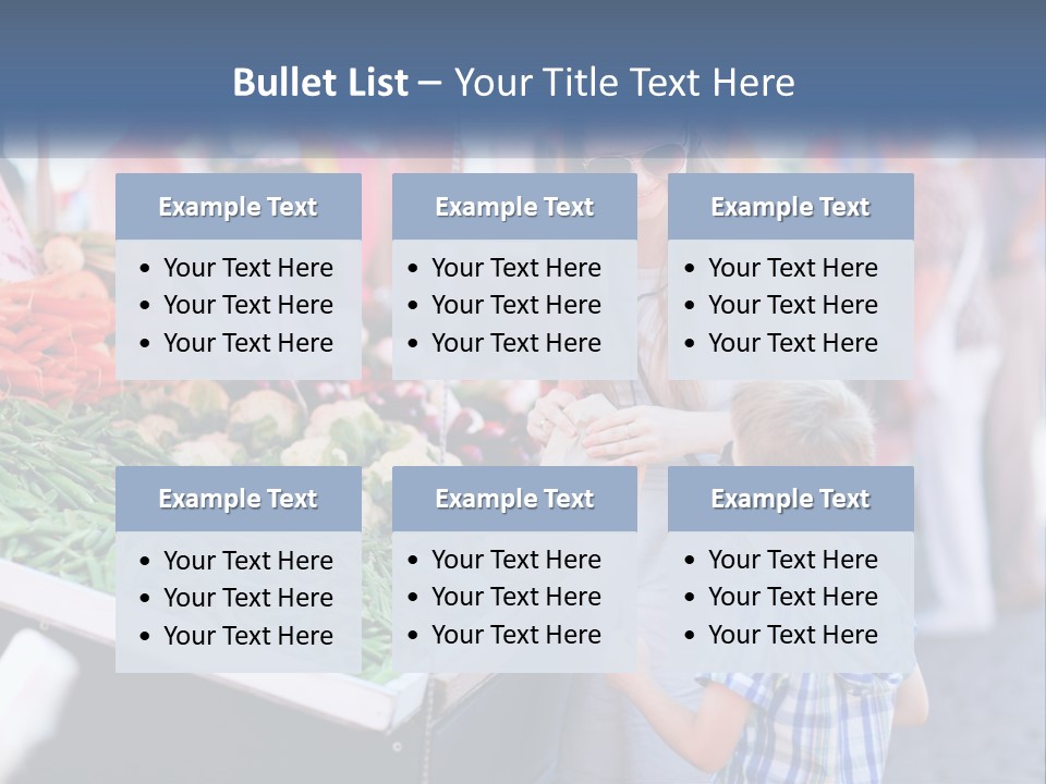 Female Food Young PowerPoint Template