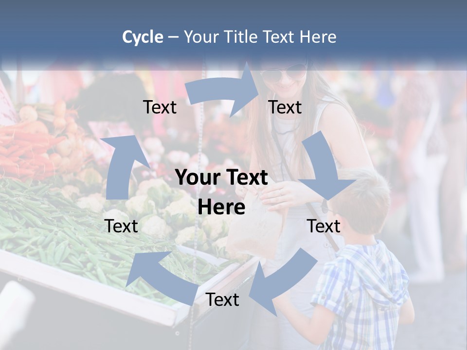 Female Food Young PowerPoint Template