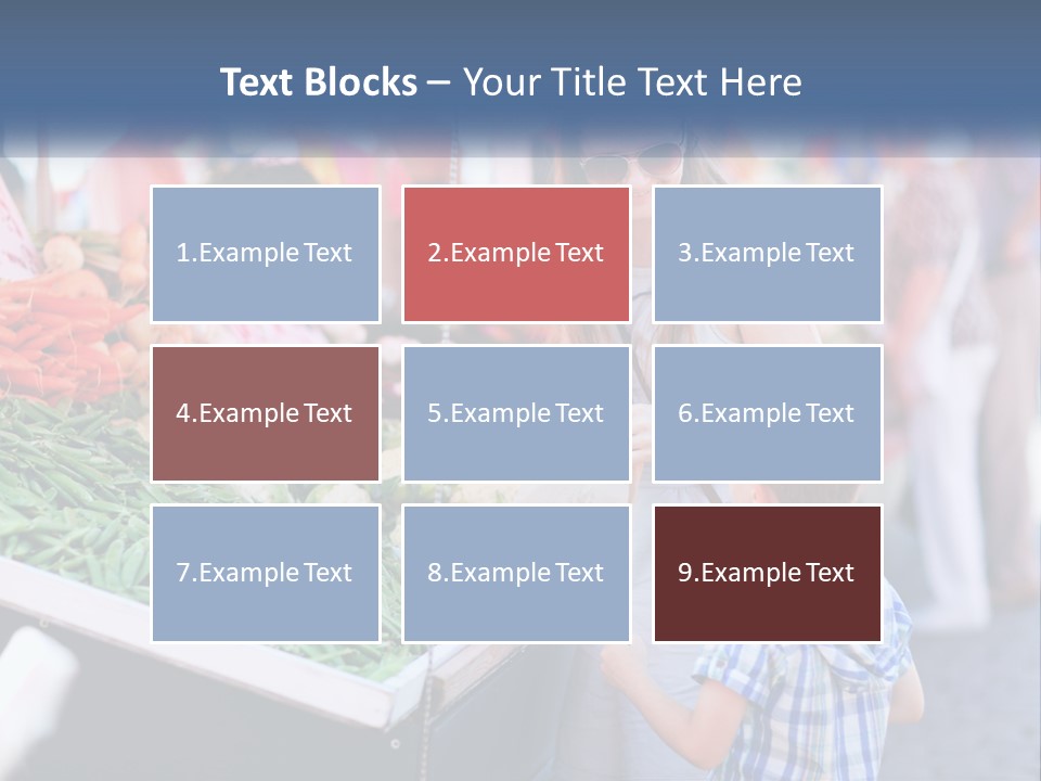 Female Food Young PowerPoint Template