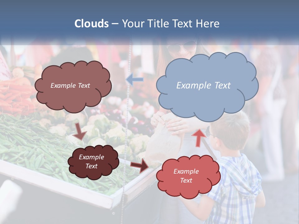 Female Food Young PowerPoint Template