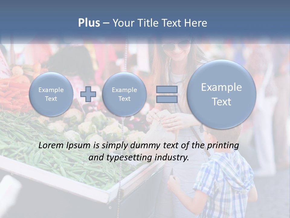 Female Food Young PowerPoint Template