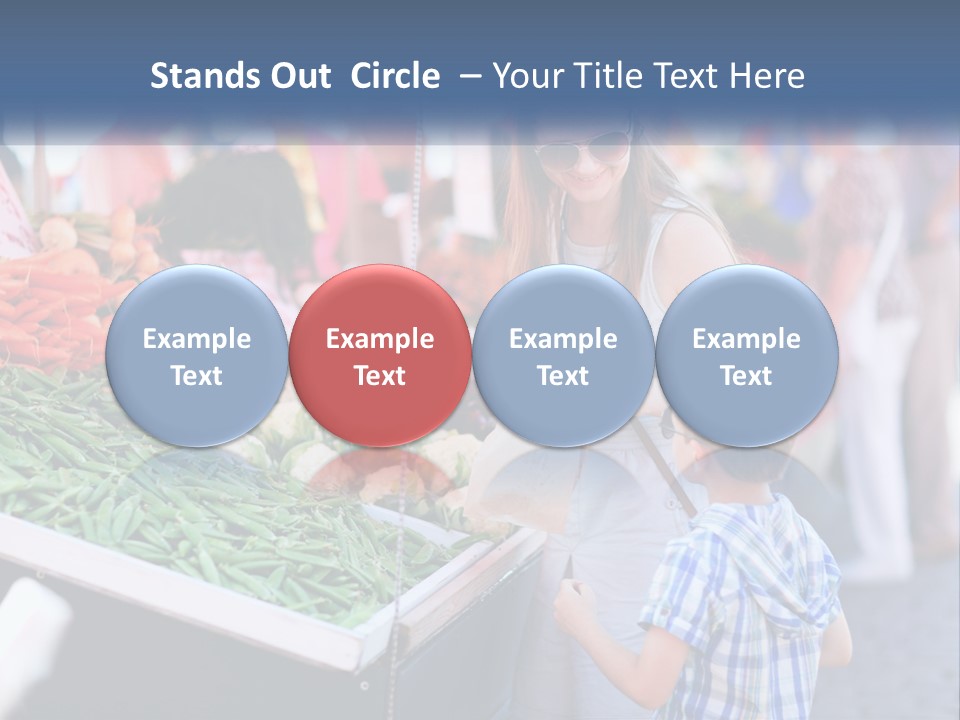 Female Food Young PowerPoint Template