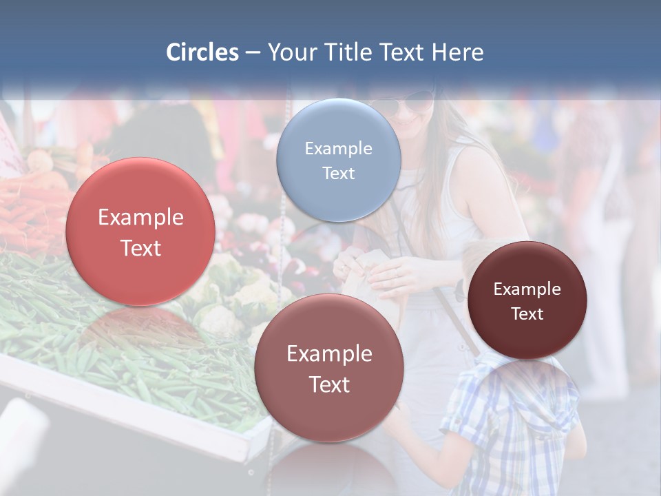 Female Food Young PowerPoint Template