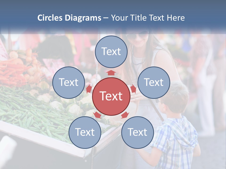 Female Food Young PowerPoint Template