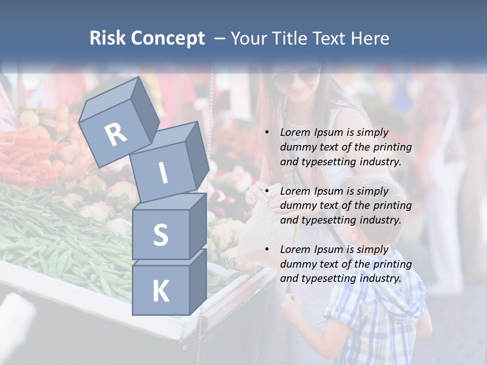 Female Food Young PowerPoint Template