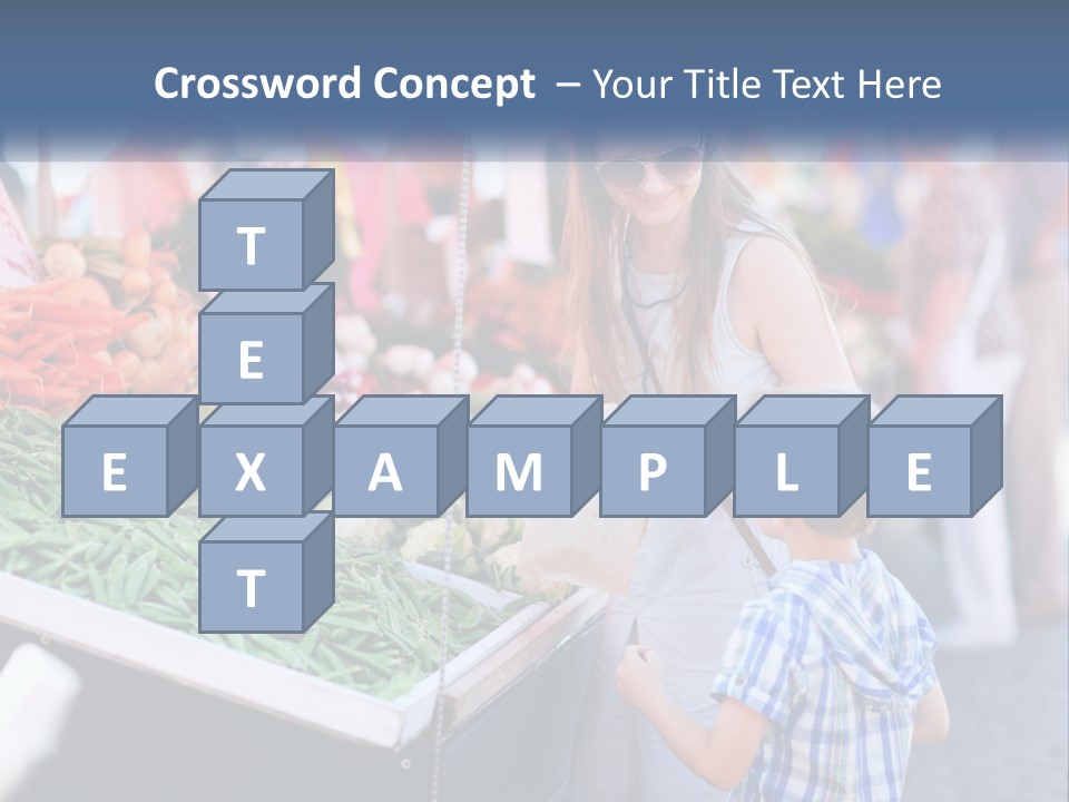 Female Food Young PowerPoint Template