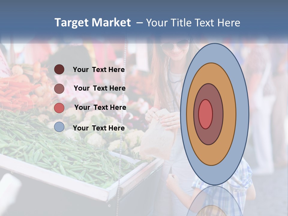 Female Food Young PowerPoint Template